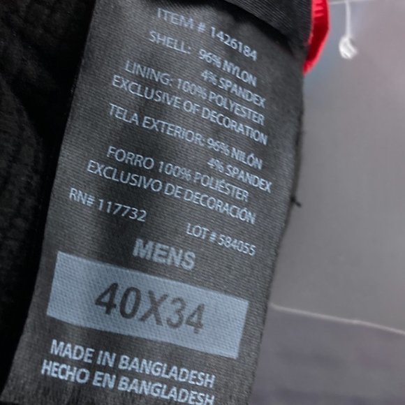 New Gerry Men's 40 X 34 Black Venture Fleece Lined Stretch Comfort Waist Pants - Picture 10 of 10